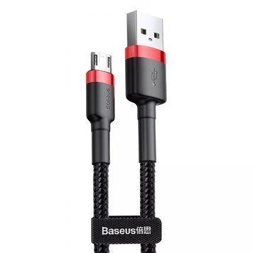 Кабель Baseus Cafule Micro USB 2.4A (1m) red 3290 фото