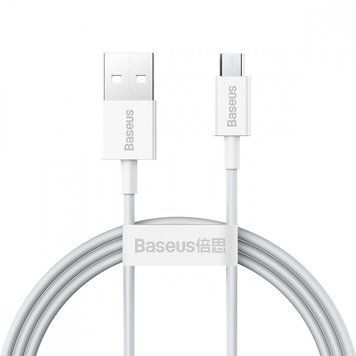 Кабель Baseus Superior Series Fast Charging Micro USB 2A (1m) white 3293 фото