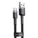 Кабель Baseus Cafule Type-C 2A (2m) gray/black 3602 фото