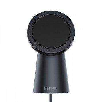 Бездротовий зарядний пристрій Baseus Simple Magnetic Stand 15W black 1032 фото