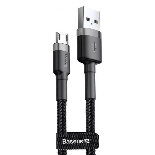 Кабель Baseus Cafule Micro USB 2.4A (1m) red 72 &mdash; фото товару