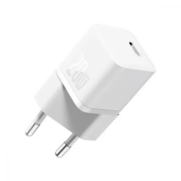 МЗП Baseus GaN5S Fast Charger 20W (1 Type-C)(White) 500056 &mdash; фото товару