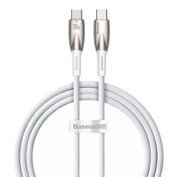 Кабель Baseus Glimmer Series Fast Charging Type-C to Type-C 100W (1m) 45 фото