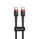 Кабель Baseus Cafule Type-C to Type-C PD 2.0 60W (1m) red 24 фото