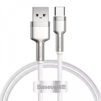 Кабель Baseus Cafule Metal Data Type-C 66W (1m) black 40 &mdash; фото товару
