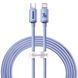 Кабель Baseus Crystal Shine Series Type-C to Lightning 20W (2m) purple 5845 фото
