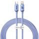 Кабель Baseus Crystal Shine Series Type-C to Lightning 20W (2m) purple 62 фото 2