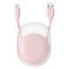 Кабель Baseus Lets Go Little Reunion One-Way Stretchable Type-C 2A (1m) pink 1180 фото 1