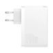 Мережевий зарядний пристрій Baseus GaN5 Pro 140W (2 x Type-C + USB) + Кабель Type-C + Type-C) white 3457 фото 1