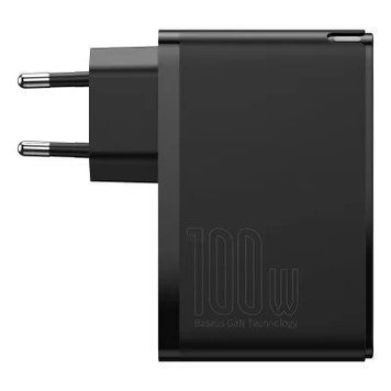 Мережевий зарядний пристрій Baseus GaN2 Pro Quick Charger 100W (2Type-C + 2USB) black 3456 фото
