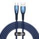 Кабель Baseus Glimmer Series Fast Charging Type-C 100W (2m)(blue) 5578 фото