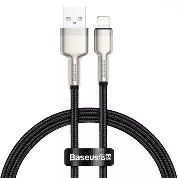 Кабель Baseus Cafule Metal Lightning 2.4A (0,25m) 5971 фото