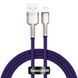 Кабель Baseus Cafule Metal Lightning 2.4A (1m) purple 3180 фото 2