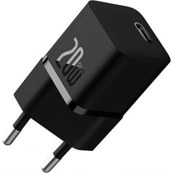 МЗП Baseus GaN5 Mini Fast Charger Type-C 20W (With Clable Type-C to Type-C 100W 1m) 15058 фото