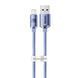Кабель Baseus Crystal Shine Series Lightning 2.4A (2m)(purple) 267 &mdash; фото товару 2