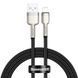 Кабель Baseus Cafule Metal Lightning 2.4A (1m) black 3182 фото