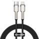 Кабель Baseus Cafule Metal Type-C to Lightning PD 20W (1m) black 3186 фото 1