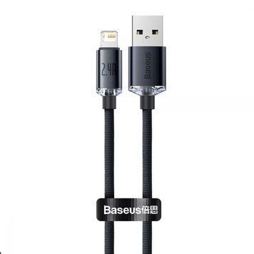 Кабель Baseus Crystal Shine Series Lightning 2.4A (2m)(black) 5561 фото