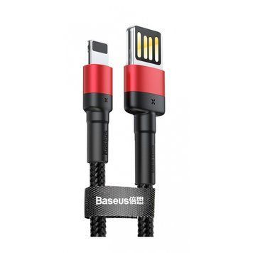 Кабель Baseus Cafule Lightning Special Edition 2.4A (1m) red/black 1123 фото