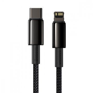 Кабель Baseus Tungsten Gold Type-C to Lightning PD 20W (2m) black 3217 фото