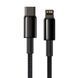 Кабель Baseus Tungsten Gold Type-C to Lightning PD 20W (2m) black 302 фото 1