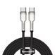 Кабель Baseus Cafule Metal Type-C to Type-C 100W (2m) black 252 &mdash; фото товару 2