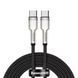 Кабель Baseus Cafule Metal Type-C to Type-C 100W (2m) black 252 &mdash; фото товару 1