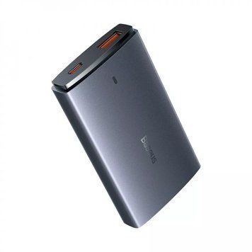 МЗП Baseus GaN5 Pro Ultra-Slim 65W (Type-C + USB) + Кабель Type-C to Type-C 100W (1м) 5352 фото