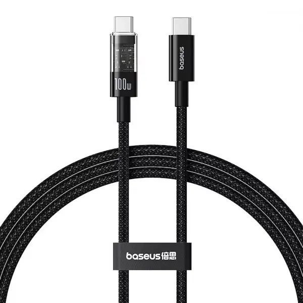 Кабель Baseus Gem Fast-Charging Data Cable Type-C to Type-C 100W 1m 14995 фото