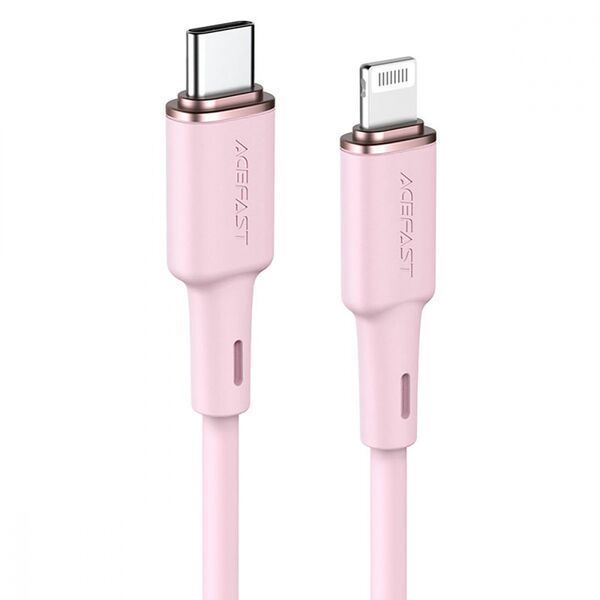 Кабель Acefast C2-01 Type-C to Lightning 30W (1.2m) pink 3163 фото