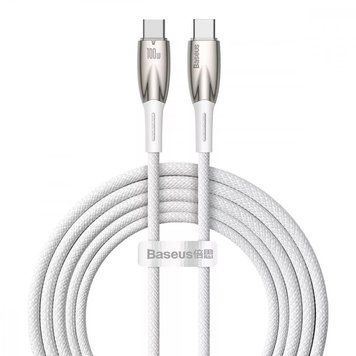 Кабель Baseus Glimmer Series Fast Charging Type-C to Type-C 100W (2m) black 21 &mdash; фото товару