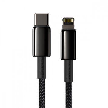 Кабель Baseus Tungsten Gold Type-C to Lightning PD 20W (1m) black 3216 фото
