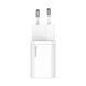 Мережевий зарядний пристрій Baseus Super Silicone PD 30W (1Type-C) (EU) white 500077 фото 2