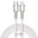 Кабель Baseus Cafule Metal Type-C to Lightning PD 20W (2m) white 5808 фото 2