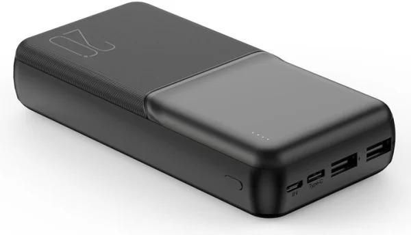 Павербанк XO PR252 20000 mAh 2&times;USB-A Black 100020 фото