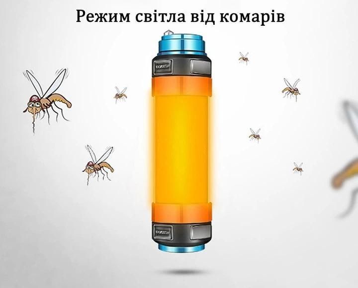 Багатофункціональний ліхтар-павербанк T30 7800 mAh (28см) 400021 фото