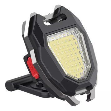 Акумуляторний LED ліхтарик W5144 з Type-C (6 режимів, прикурювач, шнур, магніт,свисток) 5607 фото
