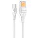 Кабель Proove Double Way Silicone Type-C 2.4A (1m) White 5914 фото 2