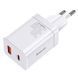 Мережевий зарядний пристрій Baseus Super Si Pro Quick Charger Type-C+USB 30W white 500001 фото 1