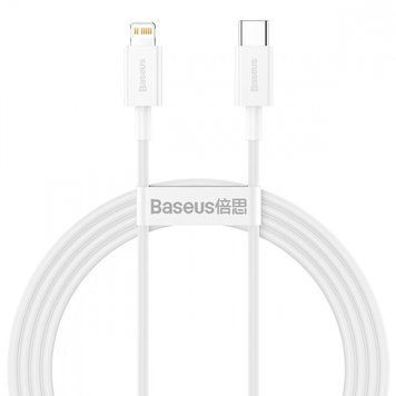 Кабель Baseus Superior Series Fast Charging Type-C to Lightning PD 20W (1.5m) white 3211 фото