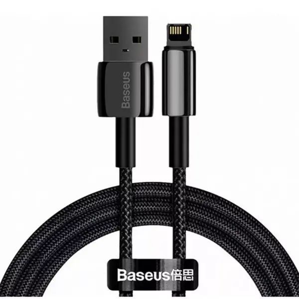 Кабель Baseus Tungsten Gold Fast Charging Lightning 2.4A (1m) 3489 фото