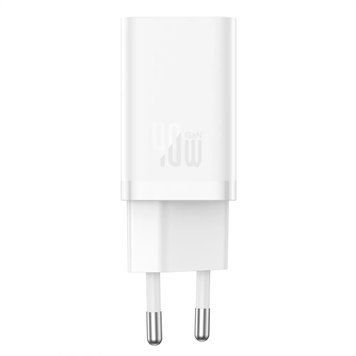 МЗП Baseus GaN5 Pro 40W Type-C+Type-C white 5455 фото