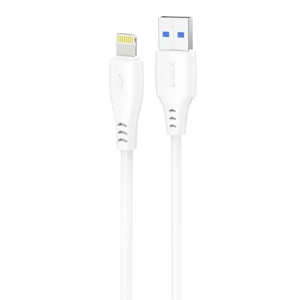 Кабель Proove Simple Silicone USB to Lightning 2.4A (1m) 194 &mdash; фото товару