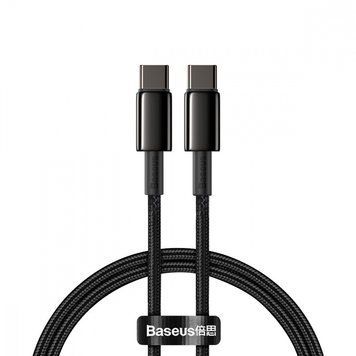 Кабель Baseus Tungsten Gold Type-C to Type-C 100W (1m) 3271 фото