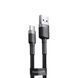 Кабель Baseus Cafule Type-C 3A (1m) gray/black 3611 фото