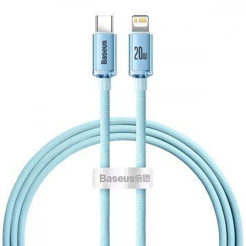 Кабель Baseus Crystal Shine Series Type-C to Lightning 20W (1.2m) blue 27 &mdash; фото товару