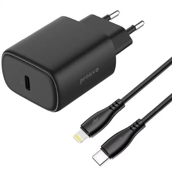 МЗП Proove Silicone Power 2 20W (Type-C) + Cable Type-C to Lightning (1m) 500047 фото